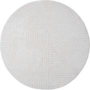 Vloerkleed Ella Cream Rond ø160 cm