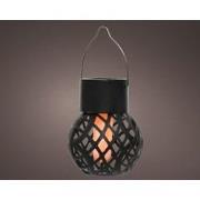 Solar hanging light d7h9 -6l zwart Lumineo Solar Hanging Lights