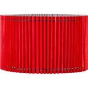 Papieren Gevouwen Lampenkap - Cilindrisch - Rood - ø40 x 20 cm - E27 f...