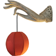 Fine Asianliving Chinese Wall Lamp Buddha Hand W37xD20xH19cm