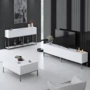 Meubelset Antraciet Lord - Salontafel + TV Meubel + Dressoir - Zwart F...