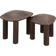 AnLi Style Salontafel set/2 vierhoekig Maya teak