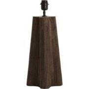 Light & Living - tafellamp - Navelli - grijs - hout - losse armatuur -...