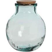 Mica Decorations Olly Vaas - H25 x Ø21 cm - Glas - Set van 2