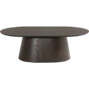 Livingfurn - Salontafel - Tobago Espresso Oval 120cm - Bruin