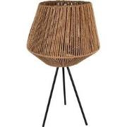 Clayre & Eef Tafellamp  Ø 31x53 cm  Bruin Zwart Ijzer Bureaulamp