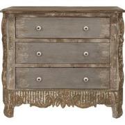 Clayre & Eef Dressoir  92x40x86 cm Bruin Beige Hout Ladekast