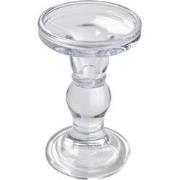 Clayre & Eef Kandelaar  Ø 8x14 cm Transparant Glas