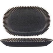 ID Fine Serveerschaal - Reckless - Porselein - 28 cm - set van 2