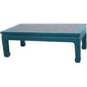 Fine Asianliving Chinese Salontafel Teal Bamboe B132xD70xH45cm