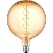 Edison Vintage LED filament lichtbron Globe - Amber - G180 Spiraal - R...