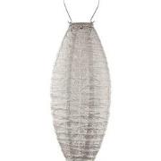 LUMIZ Solar tuinverlichting Folia Long Oval - 20 cm - Licht Taupe