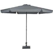 Delta parasol - Ø300 cm - carbon black - donker grijs
