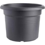 2 stuks - Bloempot Green basics cilinder 30 cm living black