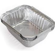 5x Aluminium vetopvangbakjes 14,7x12,2cm
