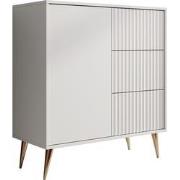 Meubella Dressoir Winq - Wit - 90 cm