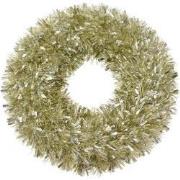 Clayre & Eef Kerstkrans Ø 45 cm Goudkleurig Kunststof