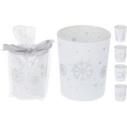 Tealight Holder W Candle 6 cm