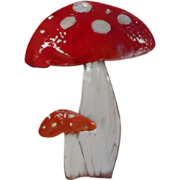 Steker ijzer 2 paddenstoelen 35x80 cm