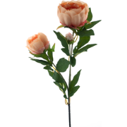 (Best) Paeony spray Chiba peach 65 cm kunstbloem