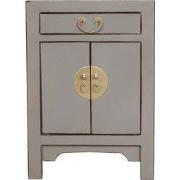 Fine Asianliving Chinees Nachtkastje Olijf Grijs - Orientique