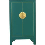 Fine Asianliving Chinese Kast Teal - Orientique Collectie