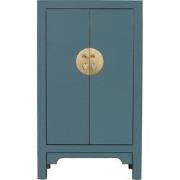Fine Asianliving Chinese Kast Arctic Blauw Grijs - Orientique