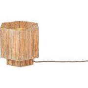 Tafellamp Panama - Naturel - 26x28x26cm