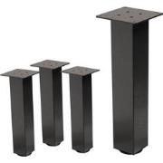 Set van 4 tafelpoten I-Design 42 cm donkergrijze look industrieel staa...