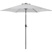 Beliani VARESE - Marktscherm-Grijs-Polyester