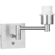 Home sweet home wandlamp Swing - mat staal