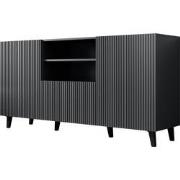 Meubella Dressoir Vintar - Antraciet - 150 cm