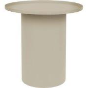 Housecraft Living Sverre Bijzettafel Rond Metaal 45,5x45,5 cm Wit