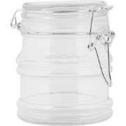 Clayre & Eef Voorraadpot Deksel 9x8x9 cm Transparant Glas