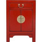 Fine Asianliving Chinees Nachtkastje Lucky Rood - Orientique Collectie