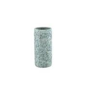 PTMD Bloempot Darrel - 17x17x36 cm - Cement - Blauw