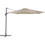Beliani SAVONA - Cantilever parasol-Beige-Polyester