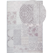 Beliani BALLICA - Laagpolig-Grijs-Polyester