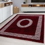 Plus Vloerkleed - Laagpolig Tapijt Woonkamer - Rood / Wit- 200x290 CM