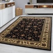 Marrakesh Nimrud Oosters Vloerkleed Zwart – Laagpolig Tapijt- 200x290 ...