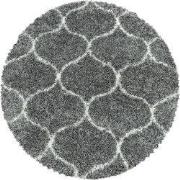 Tapijtenloods Opera Soft Shaggy Rond Hoogpolig Vloerkleed Grijs- 160 C...