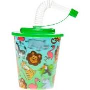 Decopatent® 12 STUKS WILDE DIEREN 3D Drink Beker met Rietje en Deksel ...