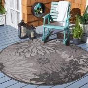 Floral Outdoor - Buitenkleed Tuin - Rond - Weerbestendig Vloerkleed - ...