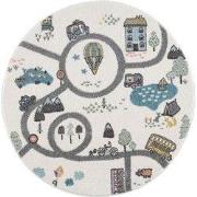 Tapijtenloods Vloerkleed Laagpolig Anime Kids Creme- 120x120 CM