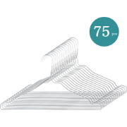 Nordix Kledinghangers - set 75 stuks - Metaal - Draadhanger - Kleerhan...