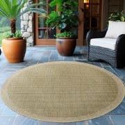 Solid Tuin - Rond Buitenkleed - Indoor & Outdoor - Laagpolig Effen - G...