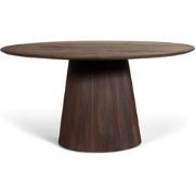Mokka Ronde Eettafel Donkerbruin - Ø150cm