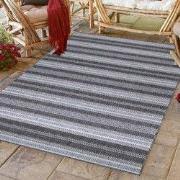 Sunny Outdoor - Tuin Buitenkleed - Vintage Design - Zwart - Vloerkleed...