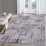 Evra Lorena - Modern Vloerkleed - Laagpolig Tapijt - Grijs- 120x160 CM