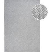 Lora Plus Laagpolig Effen Vloerkleed - Geweven Design - Grijs- 80x150 ...